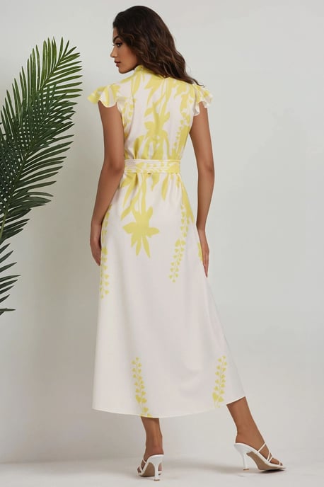 Floral Tippet Maxi Dress - Image 3