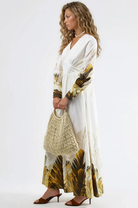 Tropisch Bloemenprint Maxi Jurk - Image 2
