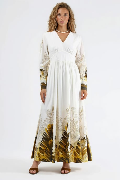 Tropisch Bloemenprint Maxi Jurk - Image 6