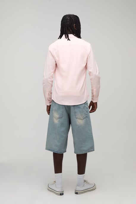 Slim Fit Long Sleeve Cotton Shirt - Image 2