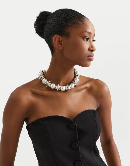 De statementketting met parelstippen - Image 4