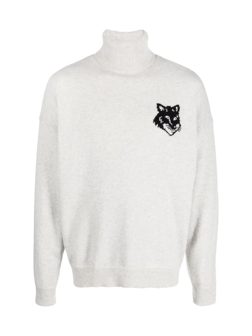 Coltrui met intarsia logo en vossenkop - Image 1