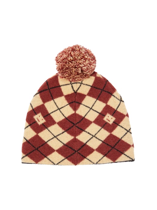 Argyle-muts van wolmix - Image 2