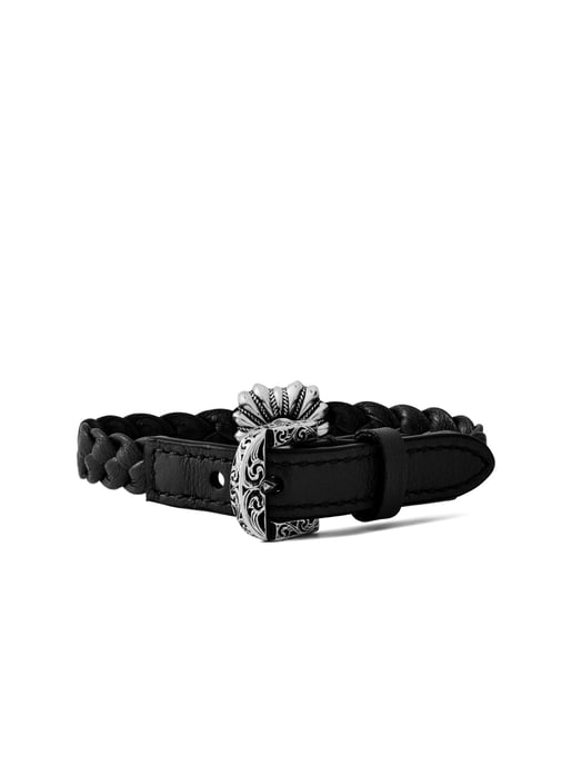 GG Logo Leren Kettingarmband - Image 2