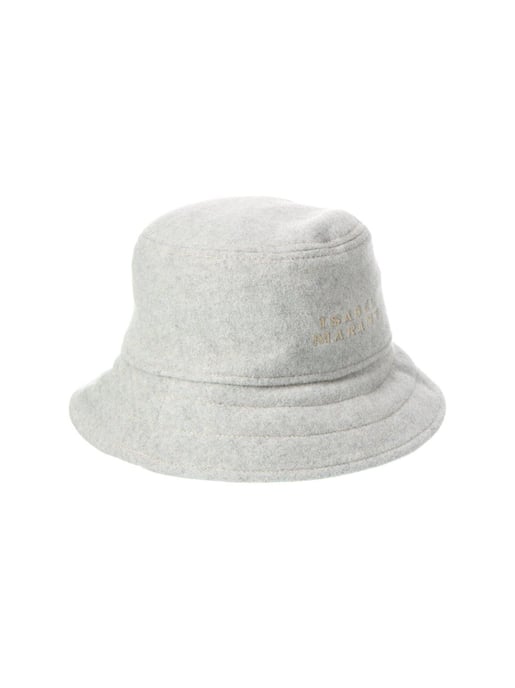 Giorgia wollen vilten bucket hat met logo - Image 1