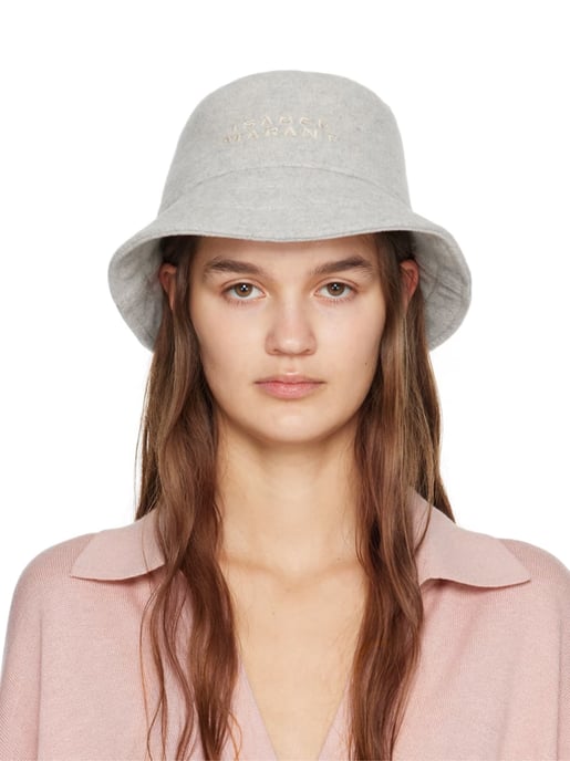 Giorgia Wool Felt Logo Bucket Hat - Image 4