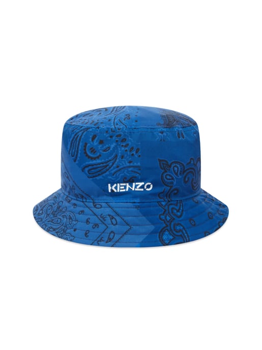 Paisley bandana logo bucket hat - Image 1