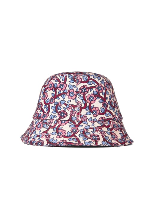 Haley bucket hat met bloemenprint en logo - Image 2