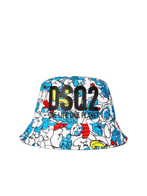 Bucket hat met Smurfenlogo - Image 1