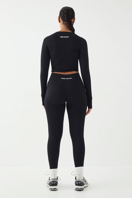 DSGN Studio Highwaist Sculpt Wrap Waist Legging - Image 2
