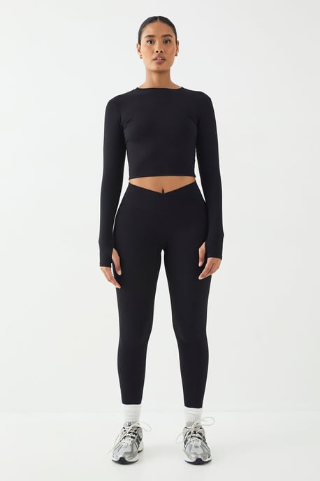 DSGN Studio Highwaist Sculpt Wrap Waist Legging - Image 5