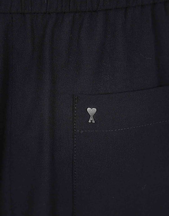 Bomull Crepe De Coeur Logotypplakett Bermuda - Image 5