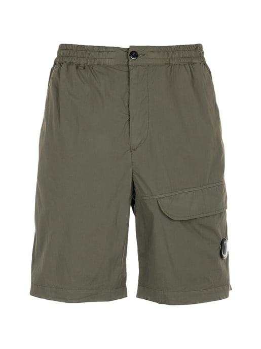 Stretch Bermuda shorts met Lens-logo en cargo-effect - Image 1