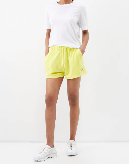 Badstof shorts met logopatch - Image 2