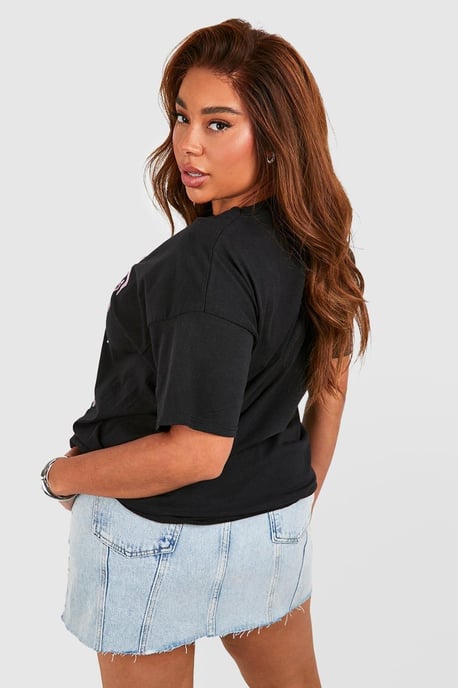 Plus Cowboy Stars Oversized T-shirt - Image 2
