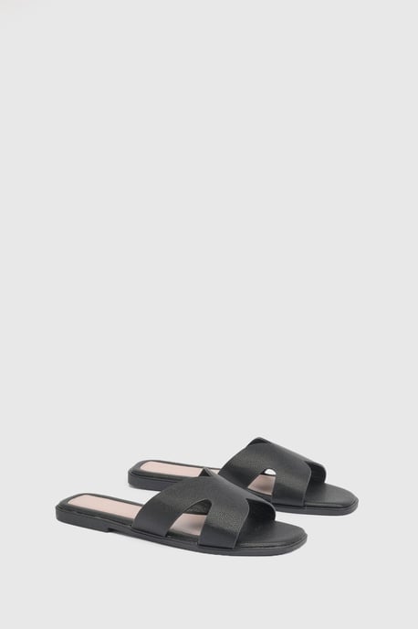 Cut Out Flat Sandals - Image 3