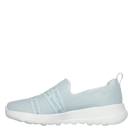 Women's Skechers Go Walk Joy Low Top Lettering Flats in Light Blue - Image 2