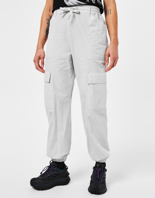 Katoenen cargo broek met logo - Image 3