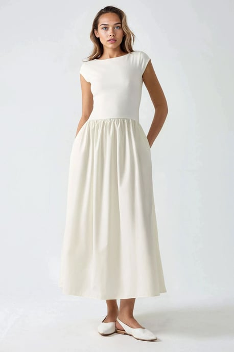 Contrast Midi-jurk - Image 1