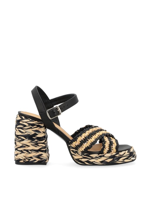 Valeria Rafia Woven Sandals - Image 1