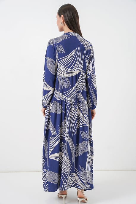Gepubliceerd V-hals Maxi Jurk - Image 6