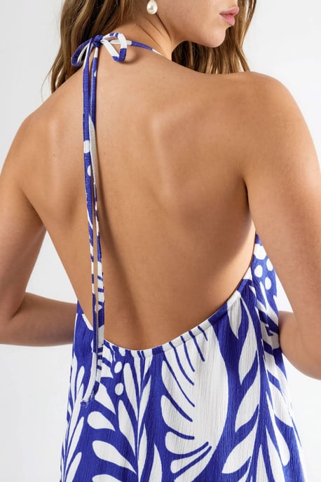 Gepubliceerd Halter Nek Maxi Jurk - Image 6