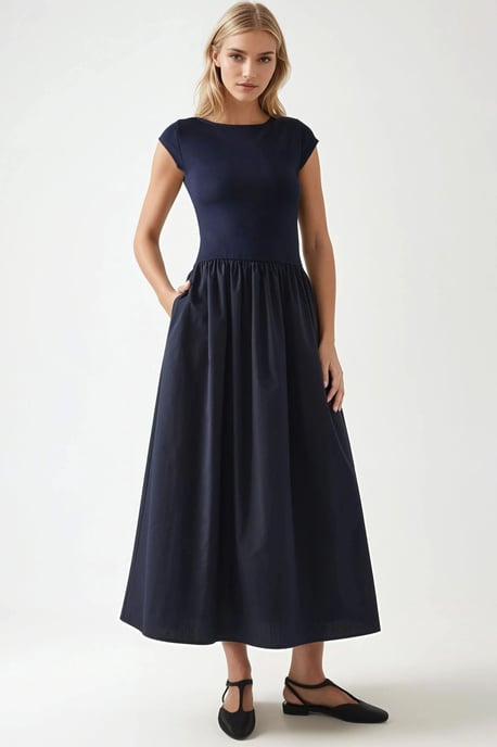 Contrast Midi-jurk - Image 1