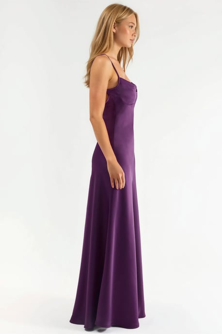 Cut-Out Gedetailleerde Maxi Jurk - Image 2