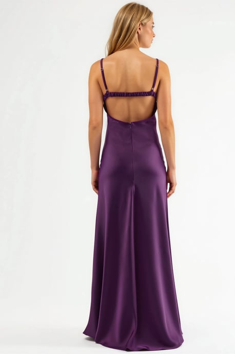 Cut-Out Gedetailleerde Maxi Jurk - Image 4