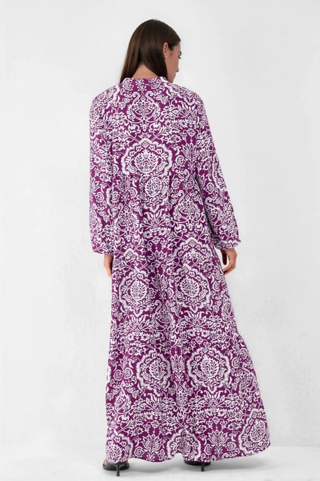 Comfortabele Patroon Maxi-jurk - Image 3