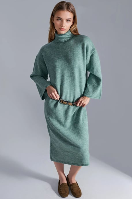 Geribbelde Coljurk Maxi Brei - Image 3