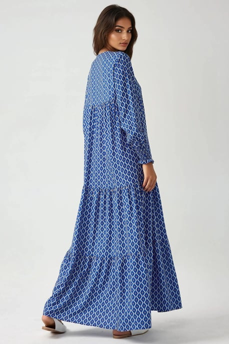 Geprinte Coltrui Viscose Maxi Jurk - Image 6