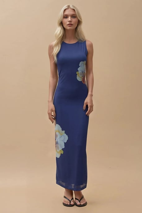 Bloemrijk Crew Neck Bodycon Jurk - Image 5