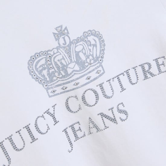 Juicy Couture Heritage hilton washed single jersey fitted longline t shirt - Image 5