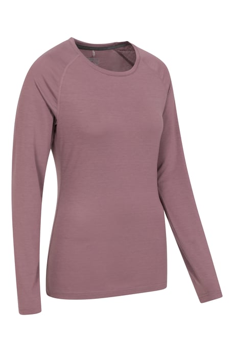 'Dynamic' Women's IsoCool Top Breathable Quick Dry Sports Tee Purple - Image 6