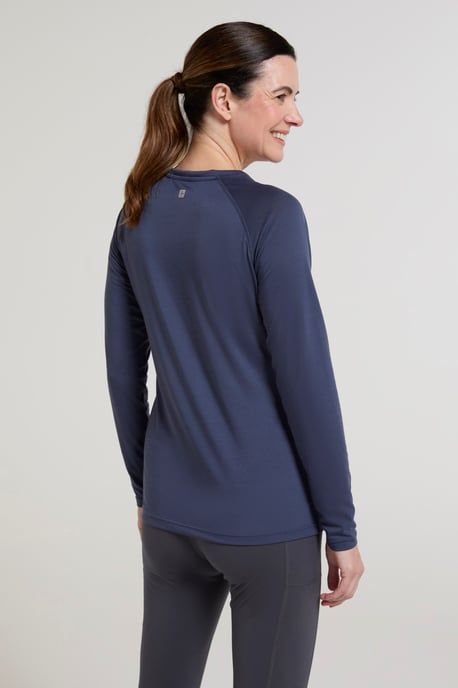 'Dynamic' Women's IsoCool Top Breathable Quick Dry Sports Tee Dark Grey - Image 3