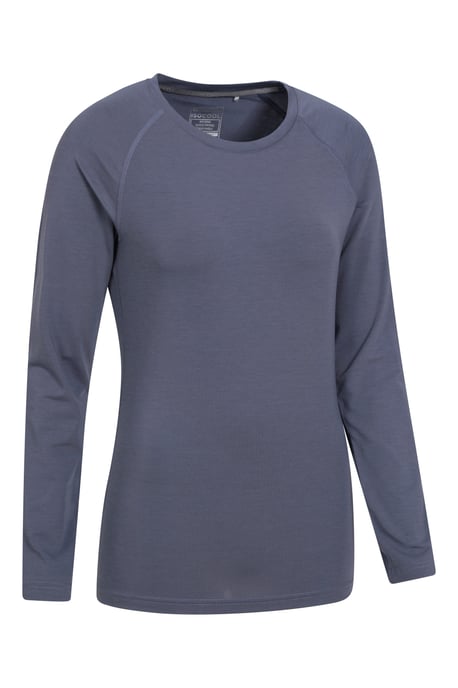 'Dynamic' Women's IsoCool Top Breathable Quick Dry Sports Tee Dark Grey - Image 6