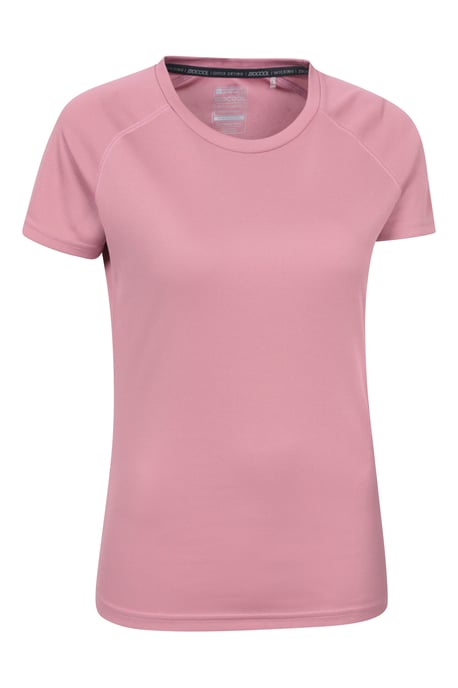 'Endurance' Women's IsoCool T-Shirt Sun Protection Breathable Tee Dusty Pink - Image 2