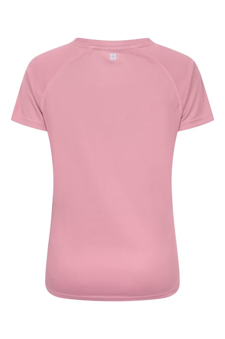 'Endurance' Women's IsoCool T-Shirt Sun Protection Breathable Tee Dusty Pink - Image 3