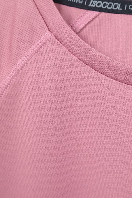 'Endurance' Women's IsoCool T-Shirt Sun Protection Breathable Tee Dusty Pink - Image 5