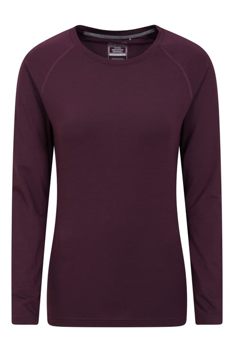 'Dynamic' Women's IsoCool Top Breathable Quick Dry Sports Tee Purple - Image 6
