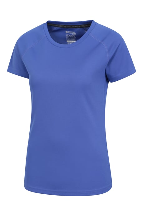 'Endurance' Women's IsoCool T-Shirt Sun Protection Breathable Tee Dark Blue - Image 4