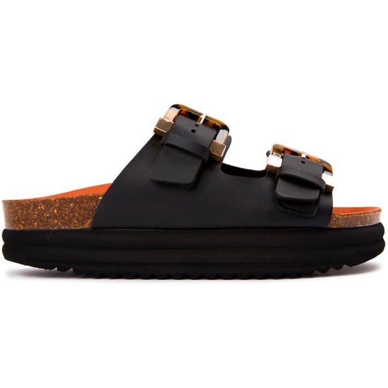 V.Gan Vegan Plum Footbed Tortoiseshell Sandaler - Image 1