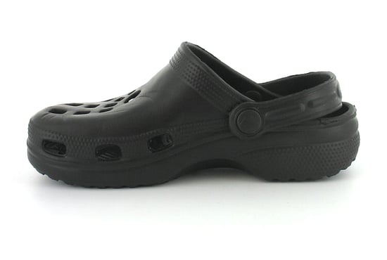 Womens Clog Beach Sandals Pop Slip On black - Image 3