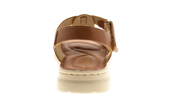 Ever So Soft Womens Sandals Low Wedge Porto Touch Fastening tan - Image 4