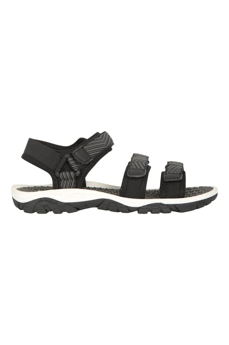'Reef' Kids 3 Strap Sandals with Rubber Outsole Summer Shoes Black - Image 2