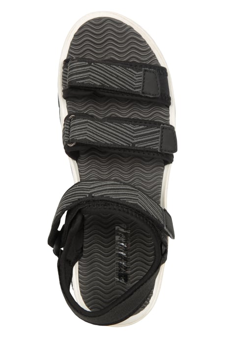 'Reef' Kids 3 Strap Sandals with Rubber Outsole Summer Shoes Black - Image 5