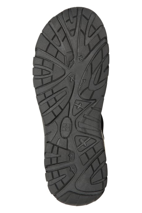 'Reef' Kids 3 Strap Sandals with Rubber Outsole Summer Shoes Black - Image 6