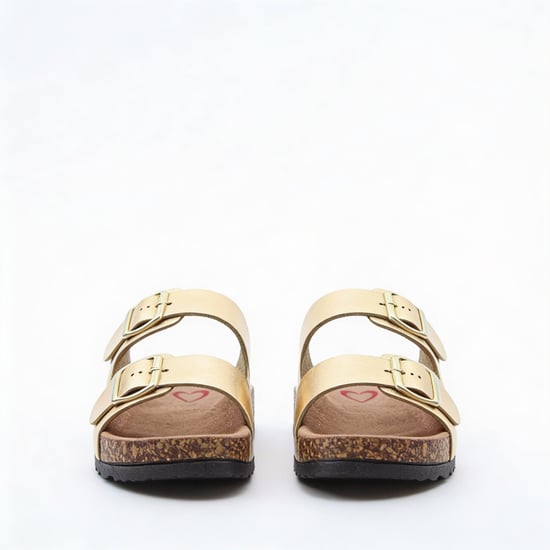 Heavenly Feet Harmony2 Womens Mules Sandals Gold - Image 1