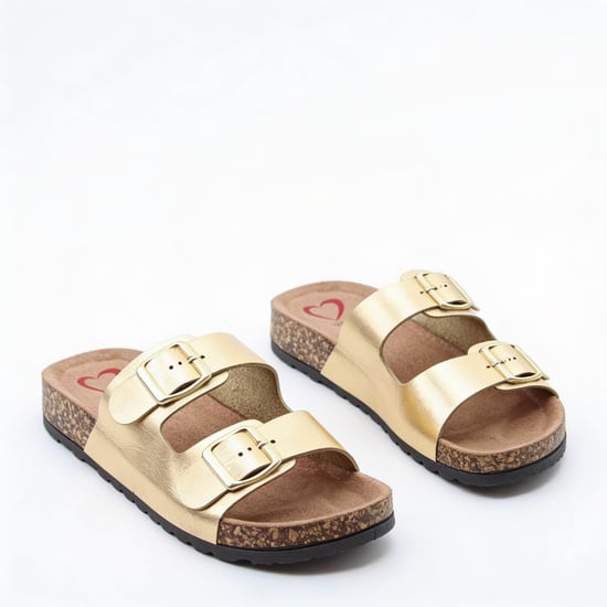 Heavenly Feet Harmony2 Womens Mules Sandals Gold - Image 3